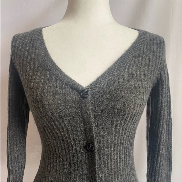 Gorgeous! Abercrombie Sweater Midi Dress Button Down - Picture 2 of 6